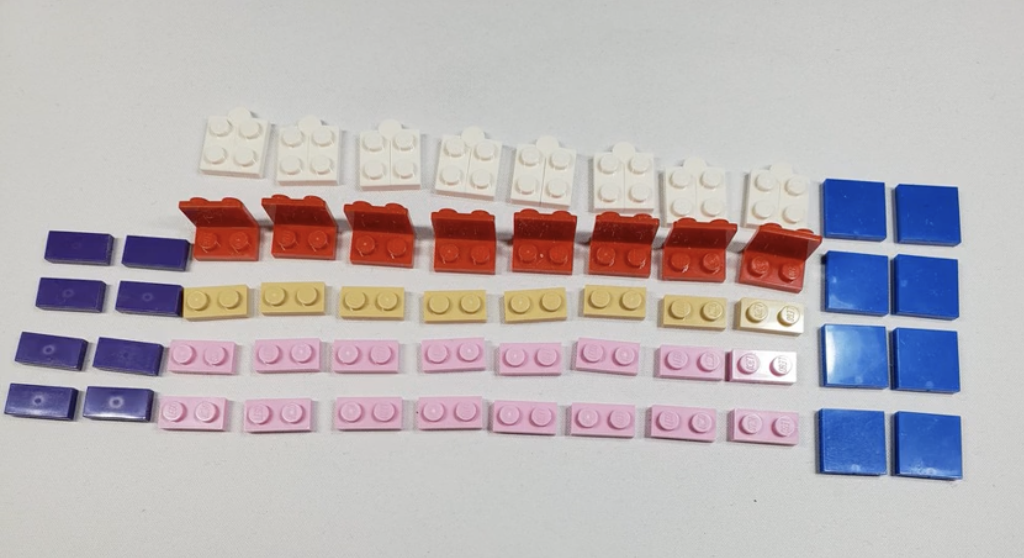 LEGO infinity cube parts